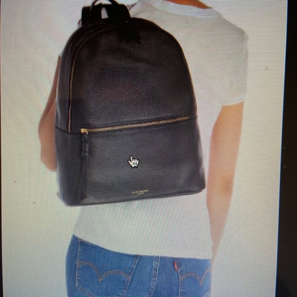 Kurt Geiger London Large Emma Leather Backpack - Picture 1 of 7